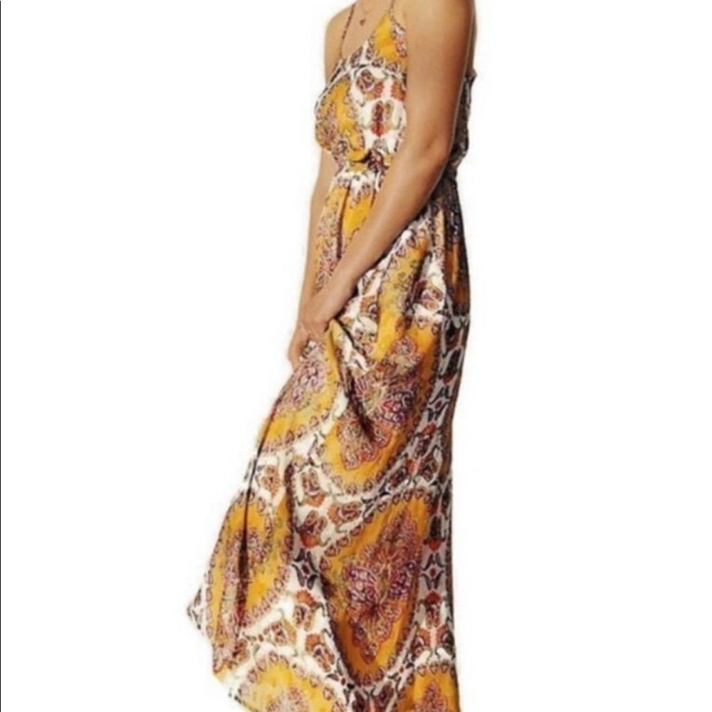 Anthropologie Akemi + Kin Medallion Print Max Dress